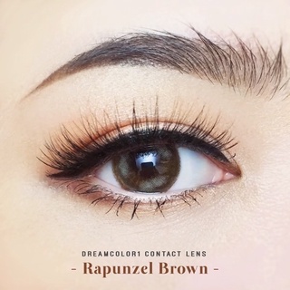 ★ Rapunzel Brown ★ ราพันเซล Dreamcolor1 Contact Lens สายตาสั้น สีน้ำตาล คอนแทคเลนส์ บิ๊กอาย ตาโต ฝาม่วง แฟชั่น ค่าสายตา