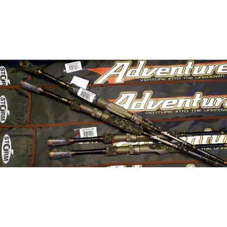คันตีเหยื่อปลอม STORM Adventure Xtreme คันเบ็ดตกปลา STORM Adventure Xtreme series เป็นคัน 2 ท่อน ที่ใช้วัสดุอย่างดี คุ้ม