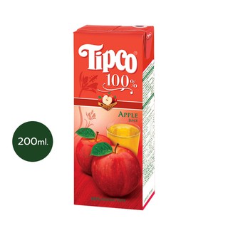 ภาพหน้าปกสินค้าTIPCO น้ำแอปเปิ้ล Apple juice 100% ขนาด 200 มล. ที่เกี่ยวข้อง