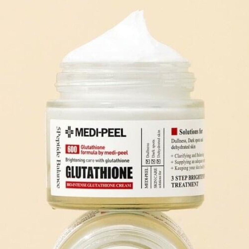 ครีมสูตรเข้มข้น-medi-peel-glutathione-600-white-cream-50g-ลดจุดด่างดำ-ฝ้า-กระ