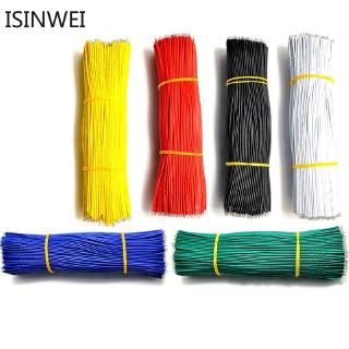 ราคา100 ชิ้น/ล็อต tin - plated breadboard jumper สายเคเบิ้ลเชื่อมต่อ 20 ซม. 24awg