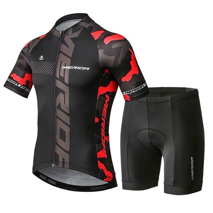 Unisex Merida Cycling Jersey Set Short Sleeves