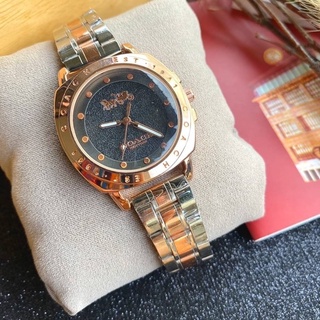 ราคานาฬิกา COA CH สายสแตนเลส งานปั้ม นาฬิกาข้อมือผู้หญิง ขายส่ง-ขายถูก