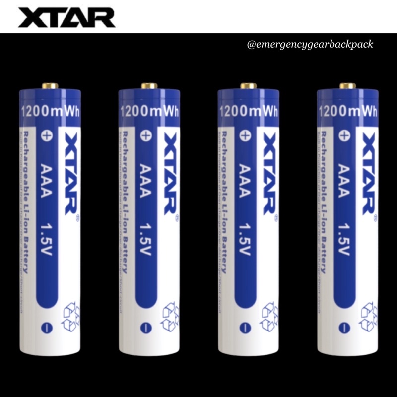 xtar-1-5v-li-ion-battery-aaa-แพ็ค-4-ก้อน-ทดแทนถ่านอัลคาไลน์