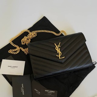 #saintlaurent #woc Grade vip  ด้านในเป็นหนังวัวเเท้  Size 9นิ้ว   อุปกรณ์์ full box set