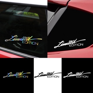 ภาพหน้าปกสินค้าสติกเกอร์ไวนิล สะท้อนแสง ลาย \" Limited Edition\" สำหรับตกแต่งรถยนต์ รถจักรยานยนต์ 2 ชิ้น ที่เกี่ยวข้อง