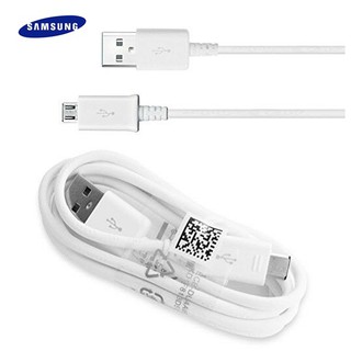 ลดราคา สายชาร์จ Samsung USB MICRO แท้ศูนย์แกะเครื่อง ของเเท้สายเป็นหัว USB MICRO ใช้งานได้กับมือถือทุกรุ่น..