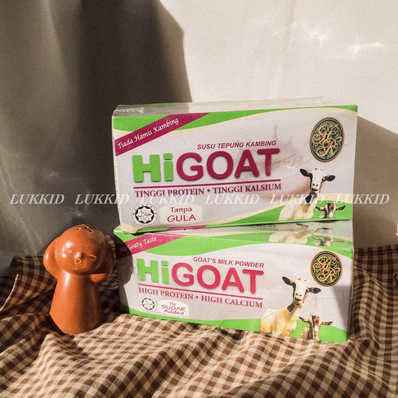 ภาพหน้าปกสินค้าGoats milk powder HiGOAT ผงนมแพะ เพื่อสุขภาพ สูตรโปรตีนและแคลเซียมสูง จากร้าน luk__kid บน Shopee