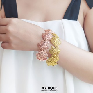 Aztique สร้อยข้อมือ ปะการัง Coral Bracelet Bangle Gift Jewelry Handmade vs