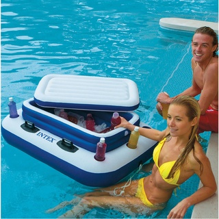 สินค้า INTEX แพยาง แพยางเป่าลม แพตู้เย็น  Mega Chill 2 Floating Inflatable Cooler รุ่น 58821