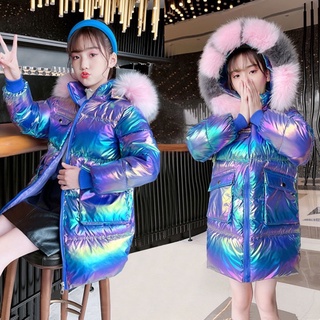 ภาพขนาดย่อของสินค้า(139) เสื้อโค้ทเด็กผู้หญิง3-15ปี เสื้อกันหนาวเด็กผู้หญิง ใส่อุณหภูมิ-20 ใส่ลุยหิมะ เหมาะสำหรับอากาศหนาวเย็นๆ  ส่งในไทย