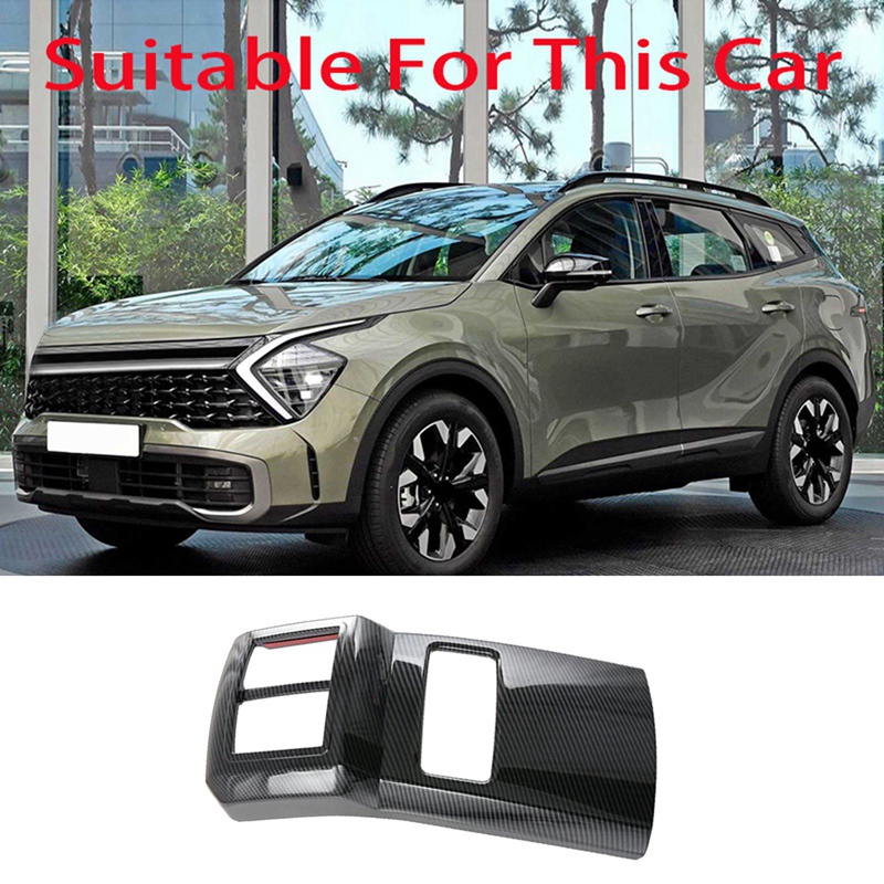 สติกเกอร์คาร์บอนไฟเบอร์-ติดช่องแอร์-ด้านหลัง-สําหรับ-kia-sportage-nq5-2021-2022