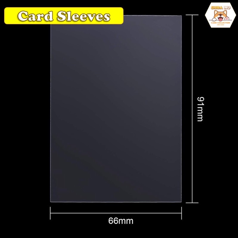 ภาพหน้าปกสินค้าซองใสใส่การ์ด Card Sleeves ขนาด 66x91mm (1 แพค 100 ซอง) ซองใสใส่การ์บอล ซองใสใส่การ์ดบาส จากร้าน shibacard บน Shopee
