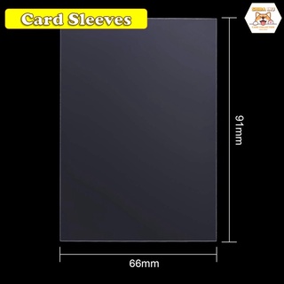 ภาพขนาดย่อของภาพหน้าปกสินค้าซองใสใส่การ์ด Card Sleeves ขนาด 66x91mm (1 แพค 100 ซอง) ซองใสใส่การ์บอล ซองใสใส่การ์ดบาส จากร้าน shibacard บน Shopee