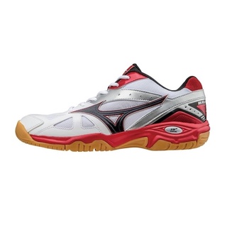 Mizuno รองเท้าแบดมินตันผู้ชาย Wave Gate 4 | White/Black/Red ( 71GA164009 )