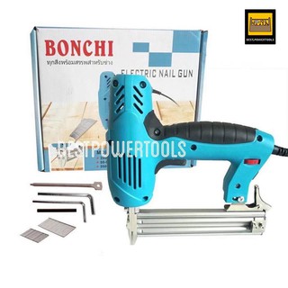 BONCHI เครื่องยิงแม็กไฟฟ้า ตะปูไฟฟ้า ขาเดี่ยว รุ่น F30 ปรับรอบได้ 6 ระดับ 2500W