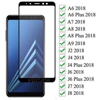 9d สีดํา Samsung A01 Core A3 A5 A6 A7 A8 A8S A9 Star Pro Lite Plus 2017 2018 2019 เต็มจอ ฟิล์มกันรอย ฟิล์มนิรภัย 0