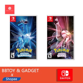 Pokemon Brilliant Diamond &amp; Shining Pearl Nintendo switch English game zone asia ภาษาอังกฤษ แผ่นเกม แผ่นแท้