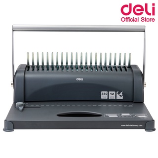 Deli 3871 Binding Machine เครื่องเข้าเล่มเอกสาร สั้นกระดูกงู สินค้ารับประกัน 1 ปี  เครื่องเข้าเล่มเอกสาร  สำนักงาน