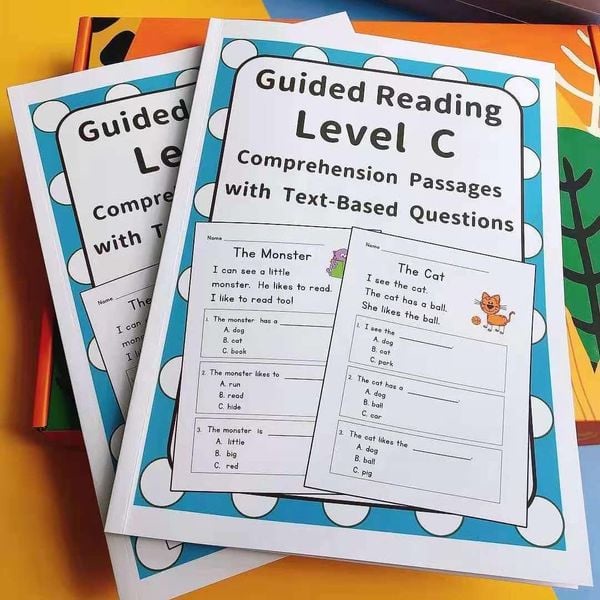 แบบฝึกทักษะภาษา English Reading Comprehension Guided Reading Workbook ...