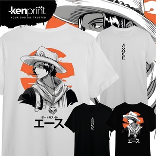 T-shirt  เสื้อเชิ้ต One PIECE | Portgas D. Ace | ทอง D. Ace | เสื้อเชิ้ต One Piece | ผ้าฝ้ายพรีเมี่ยมยุค 30 - เด็กทารกวั