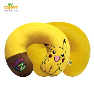 หมอนรองคอตัวยู Pikachu ปิกาจู พิคาชู Pokemon (สินค้าลิขสิทธิ์แท้ จากโรงงานผู้ผลิต)