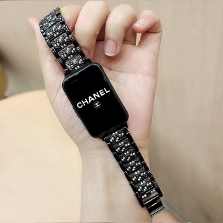 ภาพหน้าปกสินค้าHuawei Watch Fit 2Smart Watch Band ผู้หญิง กลิตเตอร์ สายโลหะ เพชร สําหรับ Huawei Fit 2 ที่เกี่ยวข้อง