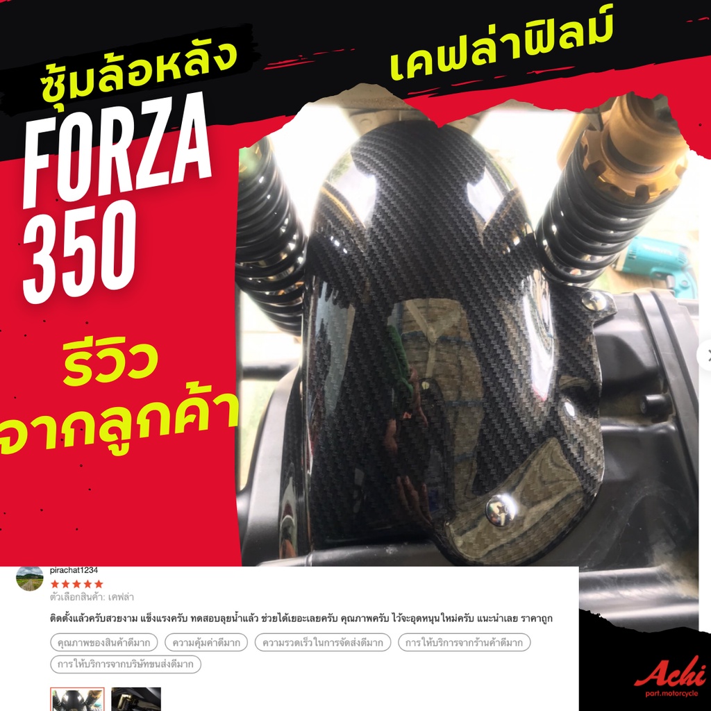 บังโคลนหลัง-forza-ซุ้มล้อหลัง-honda-forza350-all-new-forza350-พร้อมอุปกรณ์-ผลิตจากวัสดุ-abs