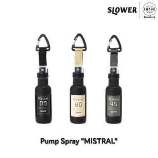 ขวดสเปรย์ใส่แอลกอฮอล์แบบพกพา สไตล์ญี่ปุ่น Slower Pump Spray Bottle Mistral