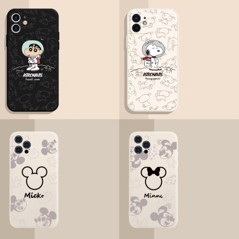 เคส-iphone-11-pro-max-x-xr-xs-max-8-7-6-6s-plus-se-2020-cartoon-mouse-snoopy-protect-camera-soft-case