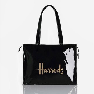 แท้💯% outlet Harrods London Top-handle Shopping Bag