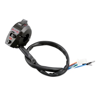 6-pin Motorcycle 7/8&amp;quot; Left Side Handlebar Control Horn Turn Signal Light Hi/Lo Beam Left Switch Assembly For Zhujia