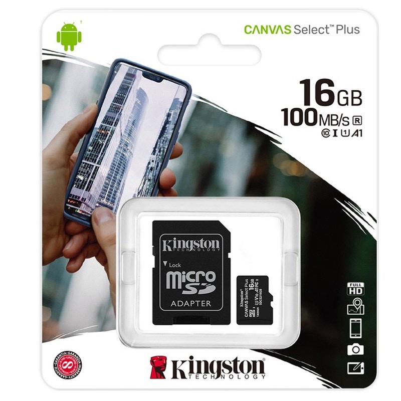 ภาพหน้าปกสินค้า(ของแท้) เมมโมรี่การ์ด Kingston 16GB 32GB 64GB Memory Card Micro SD SDHC 16GB/32GB Class10คิงส์ตัน จากร้าน ekcam บน Shopee