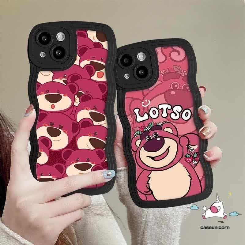 เคสโทรศัพท์มือถือแบบนิ่ม-tpu-ลายการ์ตูนหมี-สตรอว์เบอร์รี่น่ารัก-สําหรับ-infinix-hot-20-10-9-11s-10s-12i-10lite-20s-8-12-pro-hot-11-9-10-12-play-note-12-g96-10-pro-smart-4-6-5-plus-ผ้าคลุม