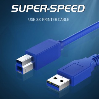 สาย USB 3.0 Type A Male To Type B Male Data Sync Cord Printer Cable For HP IOGEAR Lexmark Samsung CyberPower.