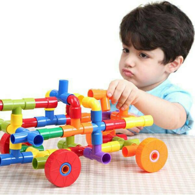 ต่อท่อของเล่น-ตัวต่อท่อของเล่นเด็ก-ต่อท่อได้หลายแบบ-ของเล่นต่อท่อ-ต่อท่อพีวีซีของเล่น-ต่อท่อหลากสี-ของเล่นตัวต่อท่อ