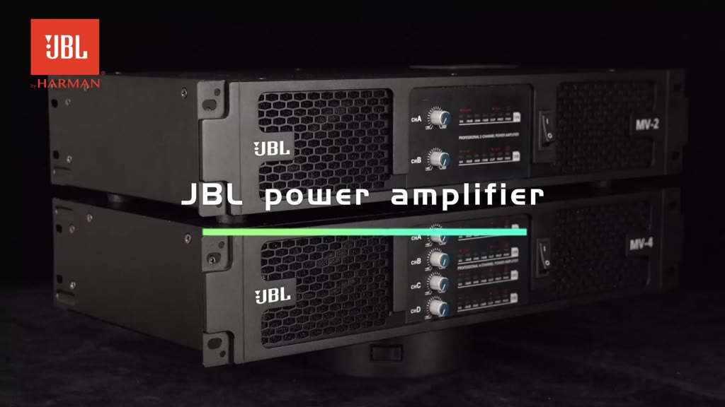 jbl-mv-2-mv-4-แอมพลิฟายเออร์มืออาชีพ-แอมพลิฟายเออร์ดิจิตอลสี่ช่องทาง-ช่องทางพันธมิตร-โครงการการประชุมขนาดใหญ่-บ้านพล