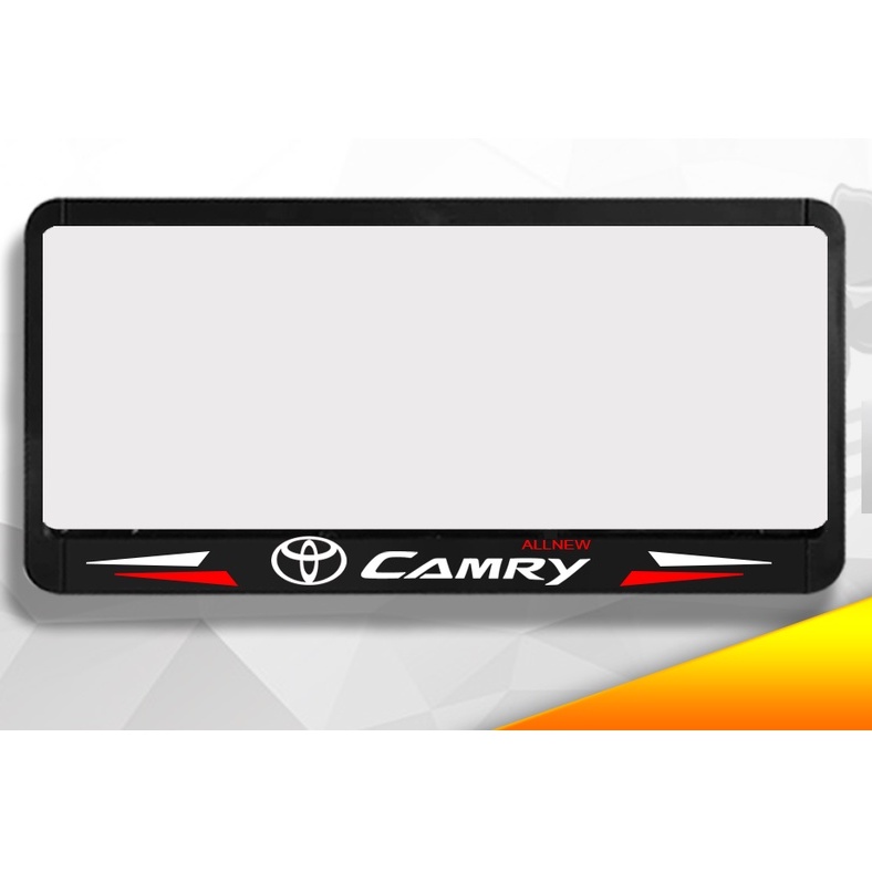 toyota-camry-กรอบป้ายทะเบียนรถยนต์camry-กรอบทะเบียน-รถยนต์-camry-แคมรี่-อุปกรณ์เสริมรถยนต์-แคมรี่camry