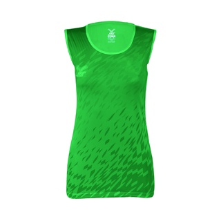 FBT เสื้อวิ่งหญิงพิมพ์ลาย (แบบบาง)  เสื้อแขนกุดผู้หญิงใส่ออกกำลังกาย ผ้ากีฬา รหัส A2K502