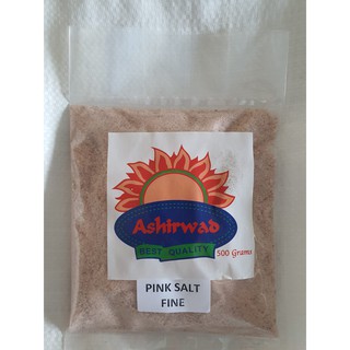 Ashirwad Himalayan Pink Salt (Fine) 500g เกลือหิมาลัยสีชมพู (ละเอียด)