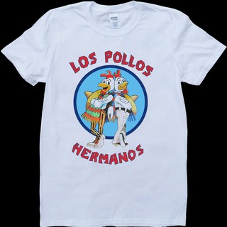 Men T Shirt Breaking Bad Los Pollos Hermanos White, Custom