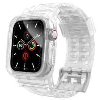 ภาพหน้าปกสินค้าสายนาฬิกาข้อมือซิลิโคน Tpu 38 มม. 40 มม. 42 มม. 44 มม. สีแคนดี้ สําหรับ Iwatch Series 4 5 3 2 1 ซึ่งคุณอาจชอบราคาและรีวิวของสินค้านี้
