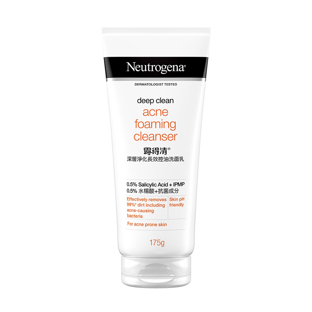 neutrogena-deep-clean-acne-clearing-foam-ผลิตภัณฑ์ทำความสะอาดผิวหน้า-175g