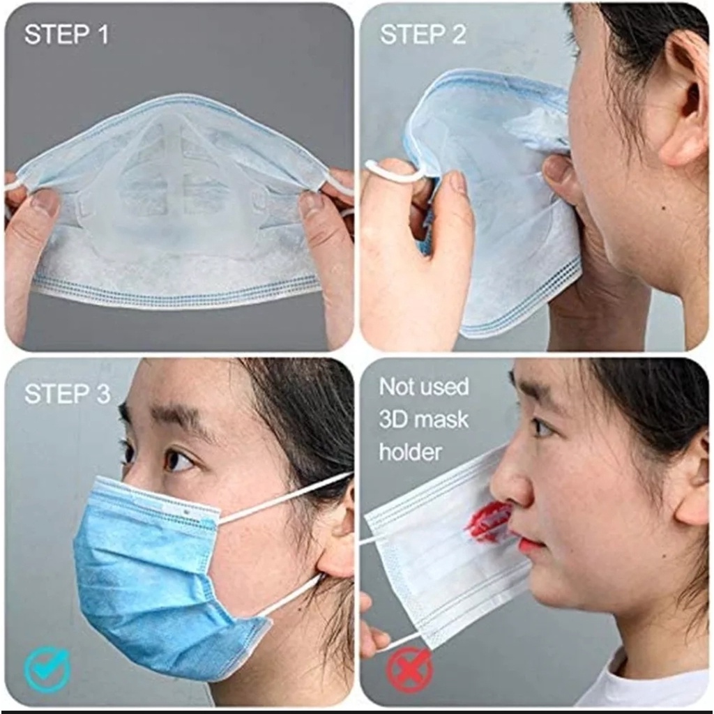 ahh-yohh-โครงรองหน้ากาก-ที่รองหน้ากาก-เนื้อนิ่มไม่บาดหน้า-พลาสติกแบบฟู๊ดเกรด-สะอาด-ใส่สบาย-หายใจสะดวก-แบบทําความสะอาดได้