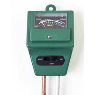 2 in 1 เครื่องวัดความชื้นและความเป็นกรด-ด่างในดิน (Moisture & pH Meter)