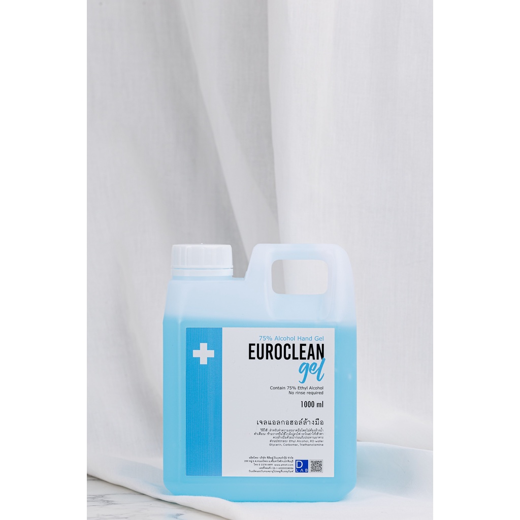euroclean-alcohol-gel-gallon-1-000-ml-แอลกอฮอล์เจลล้างมือแบบแกลลอน