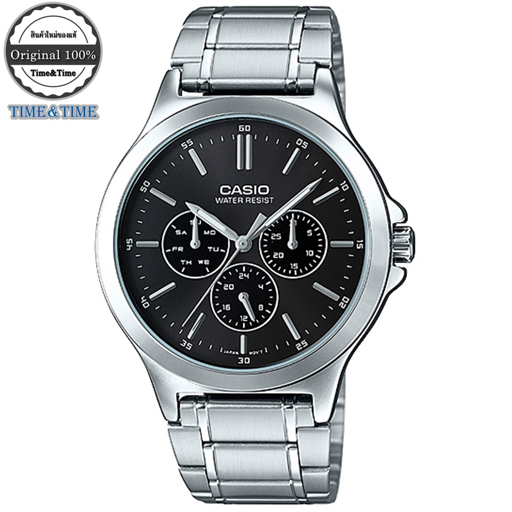 ภาพหน้าปกสินค้าCASIO Standard นาฬิกาข้อมือผู้ชาย รุ่น MTP-V300D จากร้าน timeandtime บน Shopee