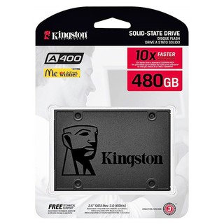 👍🔥⚡💥ราคาแรงส์ 5.5🔥⚡💥480GB SSD (เอสเอสดี) KINGSTON A400 SATA III  2.5” (SA400S37/480G) - รับประกัน 3 ปี