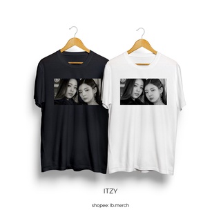 เสื้อคนอ้วนผญ เสื้อยืดสีขาวผู้ชาย | ITZY KPOP เสื้อยืดคอกลม | |ฝ้าย การออกแบบที่เรียบง่าย G7. Tee