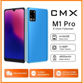 ภาพหน้าปกสินค้าสมาร์ทโฟน CMX M1 pro 4GB + 64GB โทรศัพท์มือถือของแท้ราคาถูกโทรศัพท์มือถือ 5G โทรศัพท์มือถือ โทรศัพท์ Android COD ที่เกี่ยวข้อง